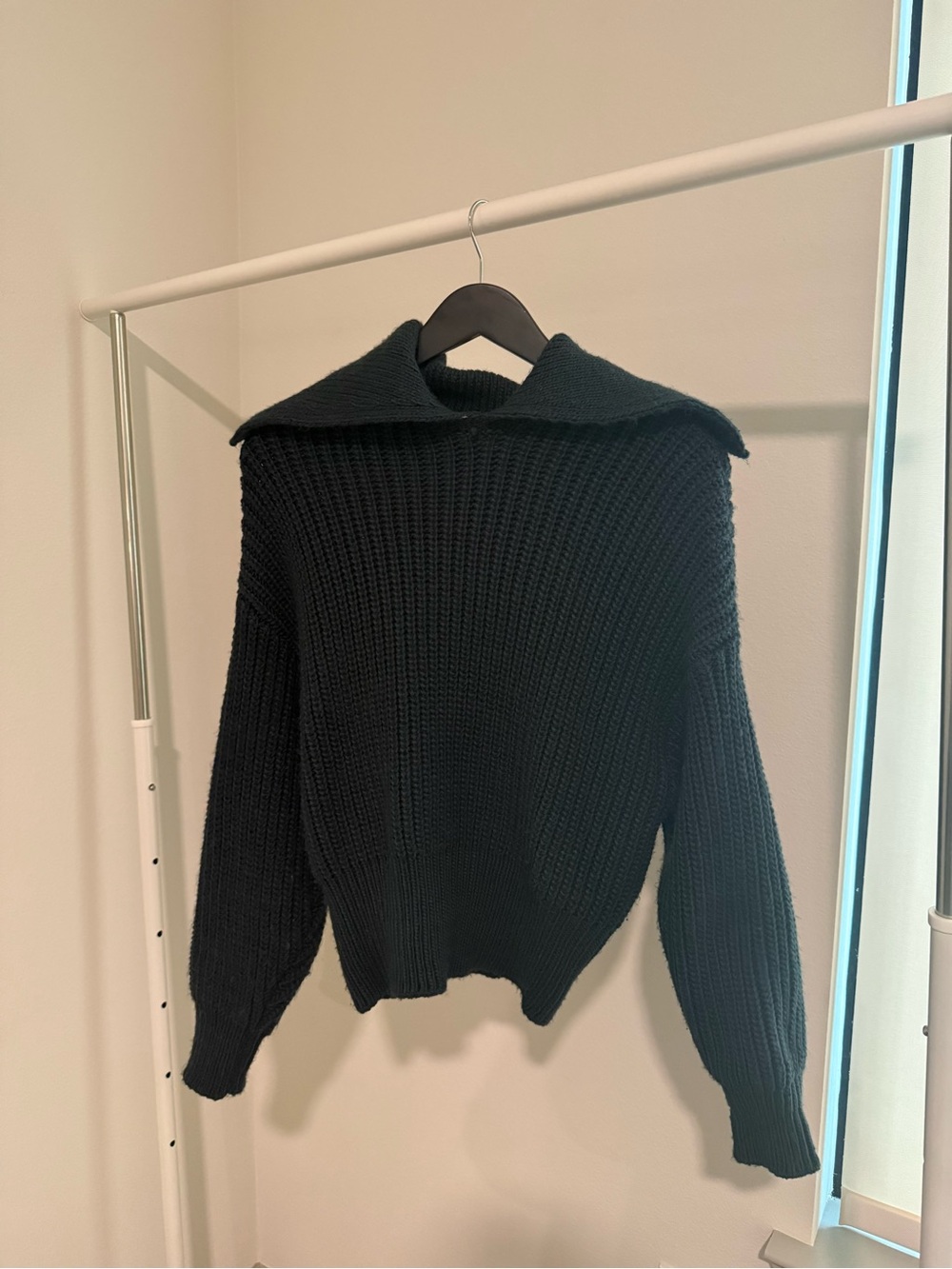 H&M Black Chunky Turtleneck Sweater